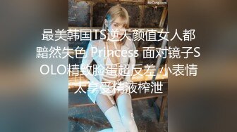 最美韩国TS逆天颜值女人都黯然失色 Princess 面对镜子SOLO精致脸蛋超反差 小表情太享受精液榨泄