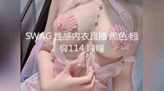 SWAG 性感内衣直播 黑色 翘臀114 瞳瞳