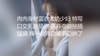 肉肉身材蓝衣大奶少妇 特写口交乳推舔屌 张开双腿抽插猛操 操一会再口嘴多口肿了