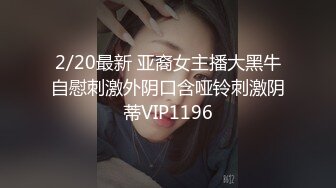 2/20最新 亚裔女主播大黑牛自慰刺激外阴口含哑铃刺激阴蒂VIP1196