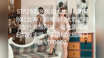 STP29289 极品尤物！F罩杯网红女神！超棒身材大奶肥臀，女仆装渔网袜，吸吮舔屌翘起屁股求操，手指扣穴插嘴口暴 VIP0600