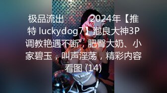 极品流出❤️❤️2024年【推特 luckydog7】泡良大神3P调教艳遇不断，肥臀大奶、小家碧玉，叫声淫荡，精彩内容看图 (14)