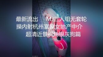 最新流出❤️MJ三人组无套轮操内射杭州富家女地产中介❤️超清近景视角银灰狗篇