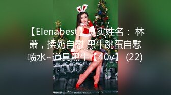 【Elenabest】真实姓名： 林萧，揉奶自慰 黑牛跳蛋自慰喷水~道具黑牛【40v】 (22)