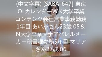 (中文字幕) [SABA-647] 東京OLカレンダーW K大学卒業コンテンツ会社営業事務勤務1年目 あいかさん23歳 05＆N大学卒業大手アパレルメーカー秘書課勤務5年目 マリアさん27歳 06